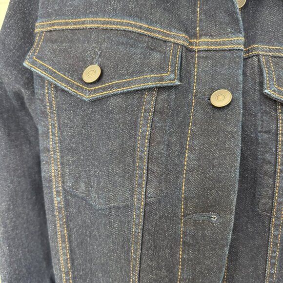 Revolve + Susana Monaco Oversized Denim Jacket Button Up Jacket Medium - Picture 3 of 7